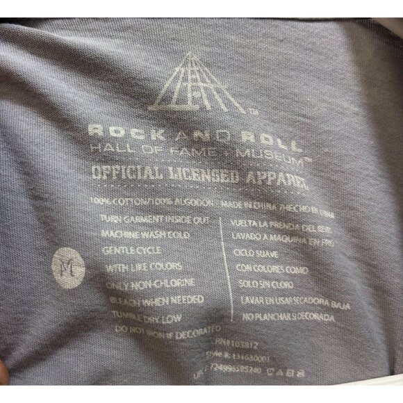 The Who Rock & Roll Hall Of Fame 1990 Graphic T-Shirt Gray Sized Medium - Picture 7 of 7